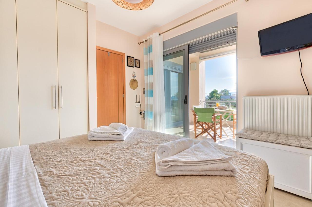 Elegant New Maisonette Near The Sea Aegina Exterior foto